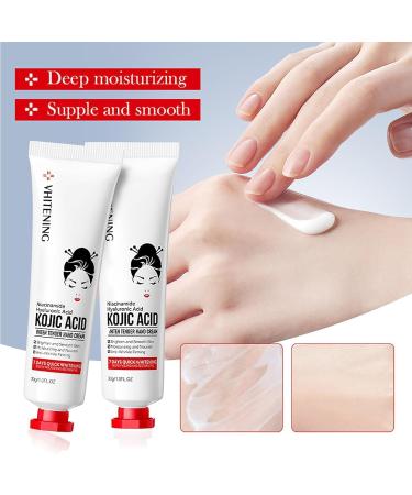 Sadoer Kojic Acid Hand Cream Kojic Acid Hand Cream Whitening and Rejuvenating Hand Cream Moisturizing Hand Cream for All Skin Types - Buy Online on GoSupps.com