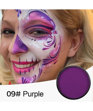 Buy Erinde Purple Face Body Paint - Professional Non-Toxic Water Based Face Painting Kit for Kids & Adults - Perfect for Halloween Cosplay SFX - 30g - Buy Online on GoSupps.com