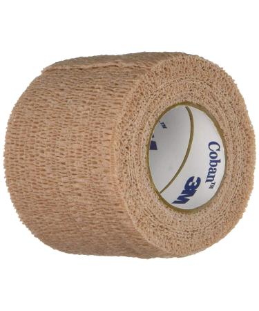 3M Coban Self-Adherent Wrap  Self Adherent Wrap Used to Secure Dressings and Other Devices  Compress or Protect Wound Sites and Immobilize Injuries  Tan  2 x 5 yds  Each Tan 2 x 5 yds - Buy Online on GoSupps.com