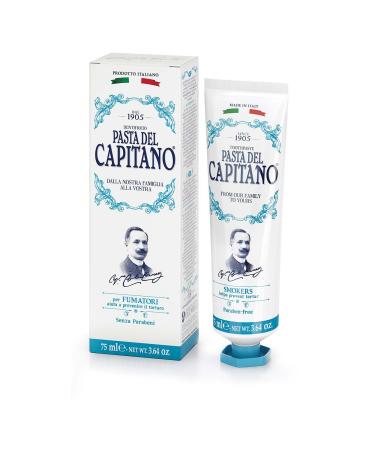 PASTA DEL CAPITANO 1905 Pasta Del Capitano Smokers 1905 Toothpaste 75ml (Pack of 3)
