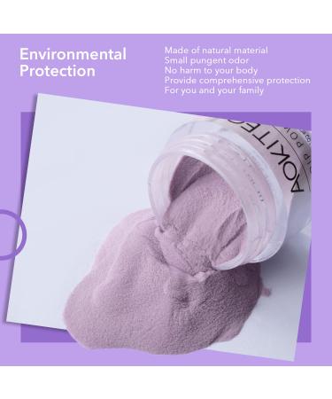 Dipping Powder Nails Set - Aokitec Classic Purple Dip Powder for French Nail Art - Salon & DIY Manicure - 28g - Buy Online on GoSupps.com