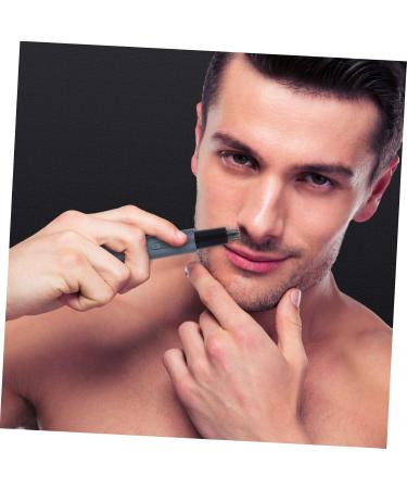 FOMIYES Nose Hair Trimmer - Unisex Nasal Hair Remover Tool Vibrissa Cutter & Cleaner - Blue - 13x1.6cm - Buy Online on GoSupps.com