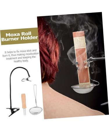 OHPHCALL 1 Set Rolls moxibustion bracket Moxibustion Holder moxibustion burner pot point tool framing tool sticks holder chinese massage tool household tools Chinese style pp rod holder - Buy Online on GoSupps.com