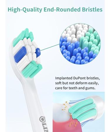 Replacement Brush Heads for Philips Sonicare Toothbrush - Pack of 8 E8-White | International Shipping Available - Buy Online on GoSupps.com