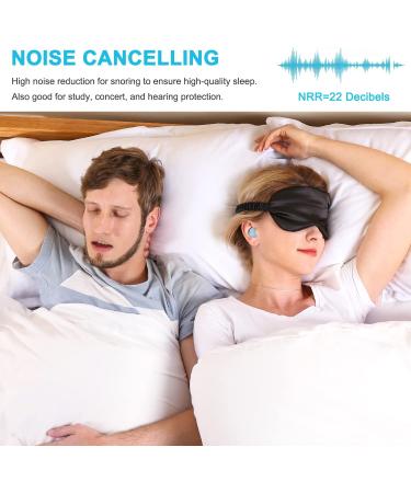 Reusable Silicone Ear Plugs - Waterproof Noise Cancelling (Blue, 22dB NRR) - Ideal for Sleeping, Shooting, Concerts, Airplanes, Mowing - Buy Online on GoSupps.com