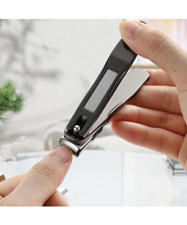 Nail clipper for women stainless steel manicure scissors with nail file nail clipper for men and women pedicure tools ingrown nail care - Buy Online on GoSupps.com