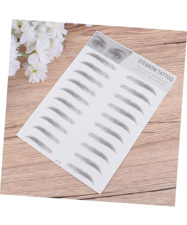 Beavorty 2pcs 3d Eyebrow Stickers Makeup Stickers Eyebrow Sissor Kit Eyebrow Shaping Cosmetic Miss Shaper - Buy Online on GoSupps.com