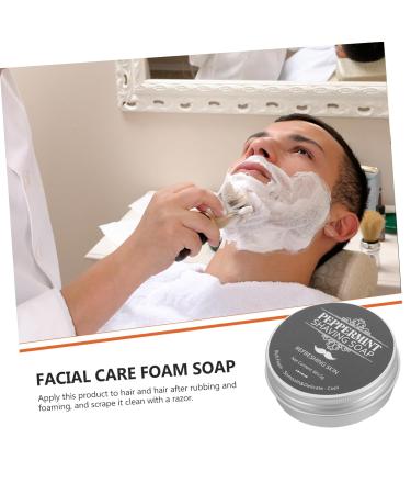 Buy Men's Barte Mint Razor Foam Soap - Organic Shaving Soap with Peppermint Oil for Men | Best Beard Care Essentials - Buy Online on GoSupps.com