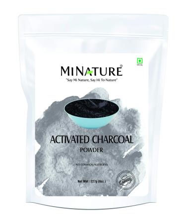 Activated Charcoal Powder by mi Nature | 227g(8 oz) (0.5 lb) | Teeth Whitening Powder | Activated Charcoal for Facial mask | Skin Care