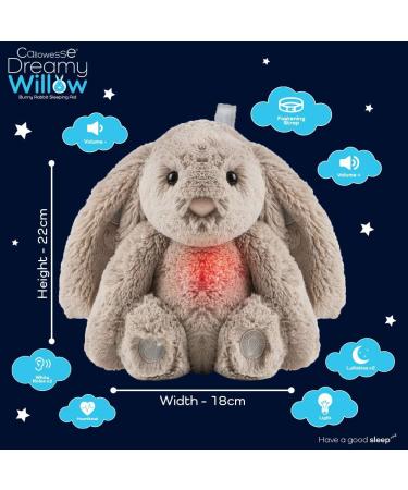Callowesse Dreamy Willow Bunny Baby Sleep Aid with Smart Cry Sensor - 6 Soothing Sounds and Night Light - Buy Online on GoSupps.com