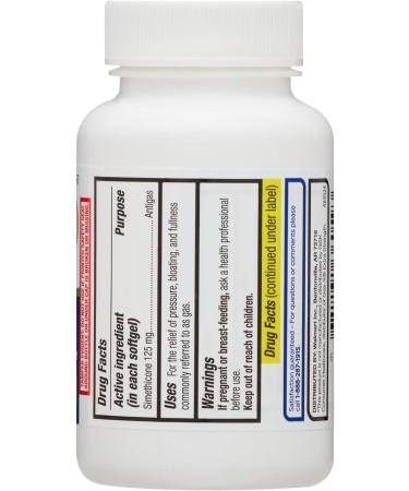 Equate Extra Strength Gas Relief Softgels Simethicone 125 mg Fast-Acting Anti-Gas 20 Count (Pack of 2) Total 40 Softgels + Create Sticker - Buy Online on GoSupps.com