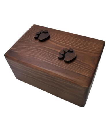 Harrington Marley Hand Made Wooden Small Dog Urn Cat Urn Small Pet Ashes Memorial Casket Cremation Ashes