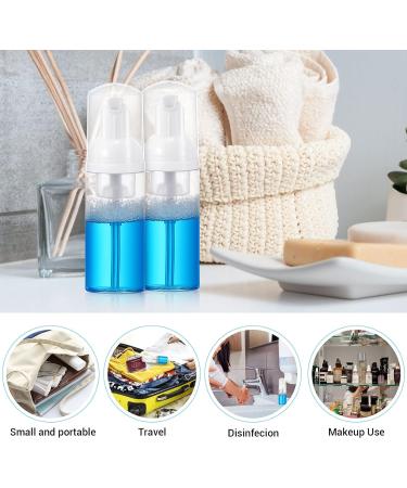 Beaupretty 2pcs Foam Dispenser Bottle Plastic Refillable Empty Mini Foaming Soap Shampoo Dispenser Pump Bottles for Travel 50ml (White) - Buy Online on GoSupps.com