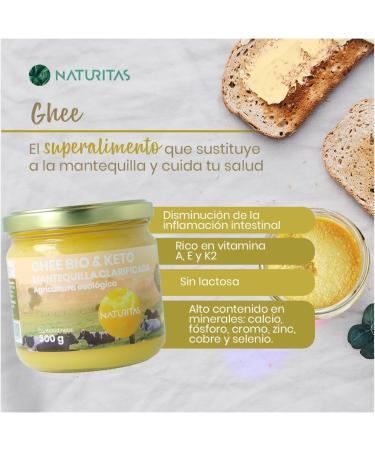 Organic clarified butter ghee 300 g - Buy Online on GoSupps.com