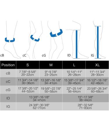 MD Non-Slip Compression Stockings - Thigh Height 15-20mmHg Support Stockings - Black - Size S - International Shipping Available - Buy Online on GoSupps.com
