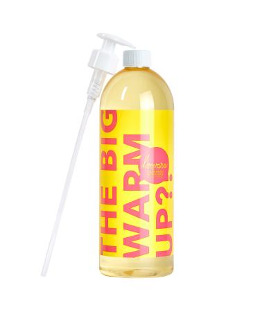 Loovara massage oil XXL 1000ml - The Big Warm Up !-Erotic warming love oil with a sweet fragrance to a partner massage professional back Shaitsu massage vegan natural oils derm.tested the big warm up (1000ml) 1000 ml (1 -pack)