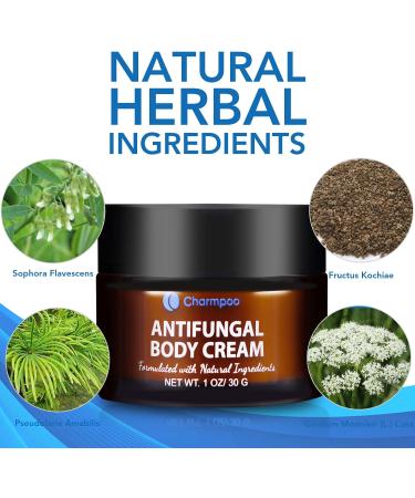 Antifungal Skin Cream 30g - Athlete's Foot, Nail Fungus, Jock Itch, Ringworm & Eczema Treatment for Men - Buy Online on GoSupps.com