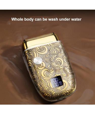 Electric Hair Clipper Beard Trimmer Electric Beard Trimmer Double Floating Cutter Carved Patterns Metal Hair Grooming Trimmer for Men - Buy Online on GoSupps.com