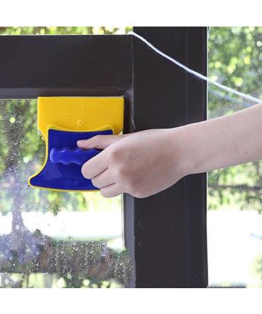 Jomewory 2 Pcs Double Sided Glass Cleaner Double Sided Glass Cleaner - Outside Window Cleaner Magnetic Window Cleaner with1.5m Rope for Window Cleaning Windows Thickness 3-8mm - Buy Online on GoSupps.com