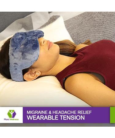 Soft Blackout Cooling Eye Compress: Natural Aromatherapy for Stress Relief - Wearable Tension Migraine & Headache Relief - Long Lasting Cooling Therapy - Buy Online on GoSupps.com