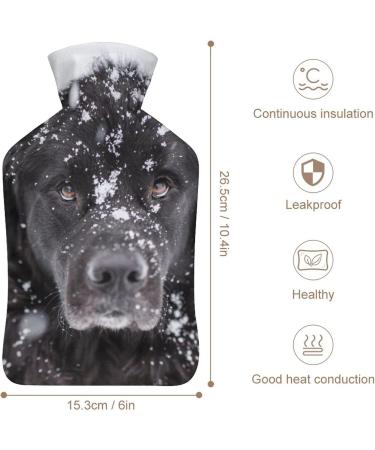 Dog In The Snow Hot Water Bottle | Plush Bed Hand Warmer for Adults & Kids | 26.5x15.3cm - International Shipping Available - Buy Online on GoSupps.com