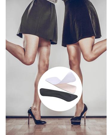 6 Pairs Self-Adhesive Heel Cushion Pads for Women and Men - Black - Buy Online on GoSupps.com