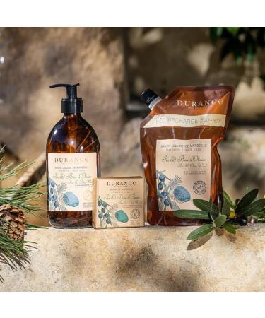 Durance Pine & Olive Wood Marseille Liquid Soap 500ml Paraben-Free Hand & Body Wash With Olive Oil & Red Rice Extract Vegan Friendly Shower Gel - Buy Online on GoSupps.com