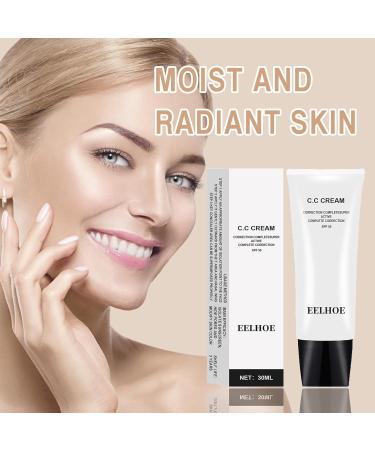 Skin Tone Adjusting CC Cream SPF 43 | Colour Correcting & Brightening for Mature Skin - 2 Pcs Ivory - Buy Online on GoSupps.com