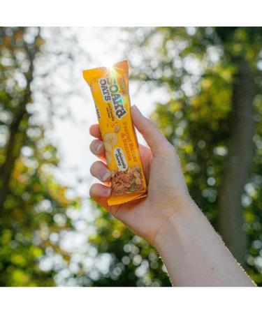 SOAK'd Oats Gluten Free Peanut Butter & Banana Breakfast Bars - Box of 16 x 42g | Chewy High Fibre Oat Bars for Healthy Snacking | Gut Friendly & Delicious | Ideal for Lunch Box & Gym - Buy Online on GoSupps.com