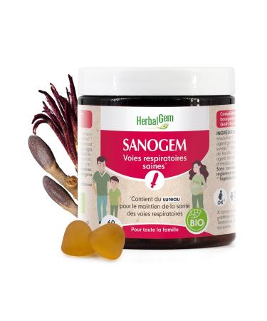 HERBALGEM SANOGEM ORGANIC GUMMIES 60 GOM 150 GR