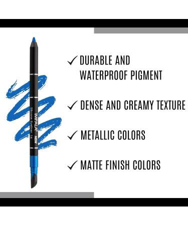 IMPALA Waterproof Silicone Metallic Blue Eyeliner No.16 - Creamy & Long-Lasting Formula for Defined or Smudged Looks - Buy Online on GoSupps.com