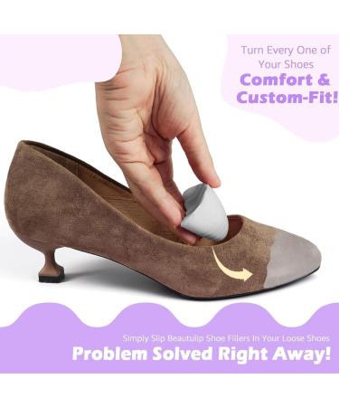 Toe Filler Inserts - Reusable Foam Big Shoe Fillers for High Heels | Comfortable & Washable Unisex - 1 Pair - Buy Online on GoSupps.com