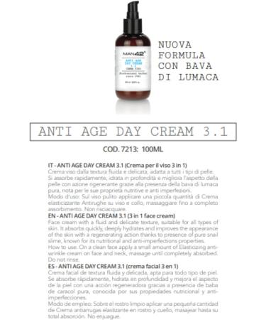 MAN42 Day Cream for Men 3in1 AntiAging Day Cream 31 100ml - Buy Online on GoSupps.com