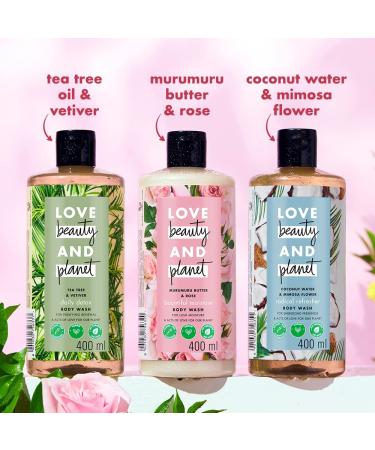 Murumuru Butter & Rose Moisturizing Body Wash | Sulfate & Paraben Free Liquid Shower Gel | 200 ml - Luxury Skin Care for All Skin Types - Buy Online on GoSupps.com