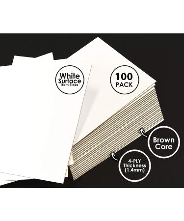 Golden State Art 5x7 Backing Board - Pack of 100 | 100-Pack Backing for Photos and Artwork - Buy Online on GoSupps.com