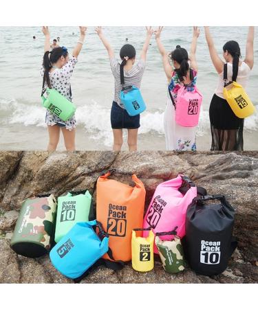 Bear Outdoor Dry Sack/Floating Waterproof Bag 2L/5L/10L/20L/30L for Boating  Kayaking  Hiking  Snowboarding  Camping  Rafting  Fishing and Backpacking Black 10L - Buy Online on GoSupps.com