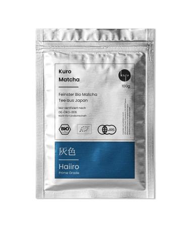Organic Matcha Powder Haiiro - Finest Premium Matcha Tea from Kuro - Japan 100 g (1 pack)