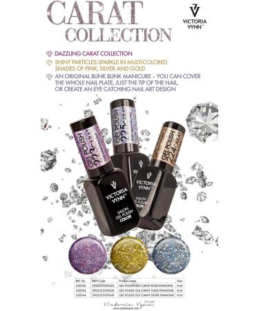 Victoria Vynn Carat Collection UV LED Gel Polish Nail Hybrid Manicure Soak Off 224 GOLD - Buy Online on GoSupps.com
