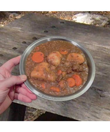 Stainless Steel Camping Plates Set - 2 Pack 7.75 Diameter | Multi-functional Bowls/Fry Pan | Kelly Kettle Compatible - Buy Online on GoSupps.com