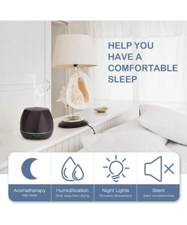 Buy Apore 550ml Aroma Diffuser Essential Oil Humidifier for Aromatherapy 7 LED Colors Adjustable Fog Low Water Protection - Buy Online on GoSupps.com