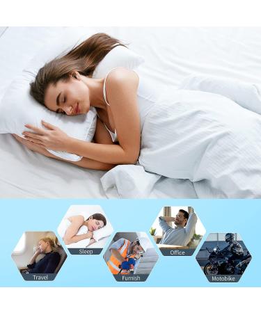Sleeping Ear Plugs - 2 Pairs Reusable Soft Comfortable 27dB Noise Reduction - Ideal for Side Sleepers - Black - Buy Online on GoSupps.com