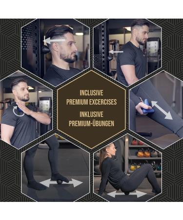 Bozeera Trigger Point Presser Set | Muscle Pain Relief & Tension Relief | 2x Massagers & 1x Fascia Ball with Suction Cup | Includes Video Booklet & Bag | International Shipping Available - Buy Online on GoSupps.com