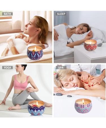 Premium Scented Candles Gift Set - 6 Pack Aromatherapy & Stress Relief Gifts for Women | Long-Lasting Natural Soy Wax Vanilla - Perfect Mothers Day Gift - Buy Online on GoSupps.com