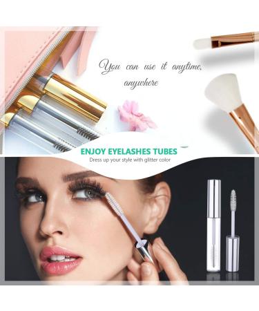 10pcs Empty Mascara Tubes with White Wand - CAIYA Empty Eyelash Tubes for Castor Oil 10ml, Pink Mascara Containers Bottles with Rubber Stoppers and Funnels - Cosmetics Sample - Buy Online on GoSupps.com