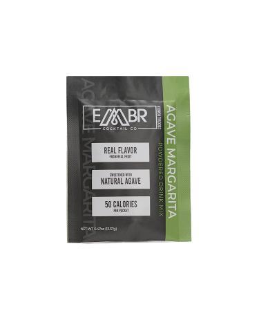 EMBR Agave Margarita Cocktail Powder Mix - Makes 12 Drinks with Agave, Lime, Lemon, Orange - Just Add Tequila or Mezcal - Buy Online on GoSupps.com
