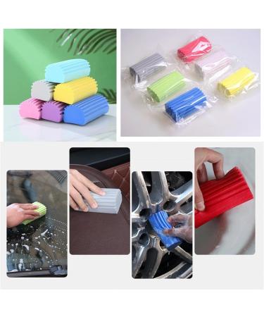 LNGJIN 6PCS Dust Cleaning Sponge Damp Duster Reusable Cleaning Sponge Damp Clean Sponge Sponge Duster Reusable Dust Cleaning Sponge for Cleaning Blinds Baseboards Vents Mirrors Window - Buy Online on GoSupps.com