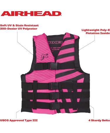 Airhead Trend Youth Life Vest - Pink/Blue S/M for Men and Women - Buy Online on GoSupps.com