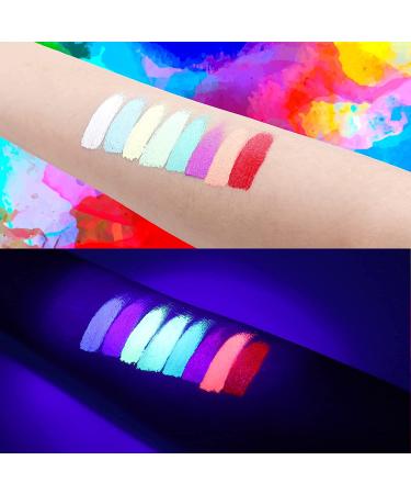 Creamify Bodypaint Colors - 23 Cool UV Neon Body Paints for Day & Night - Vibrant Skin & Face Lights by Uvibe - Buy Online on GoSupps.com