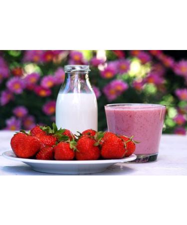 Strawberry Milkshake Ice Cap Aroma - 250g Variegatos for Irresistible Ice Cream Cakes & Desserts - Buy Online on GoSupps.com
