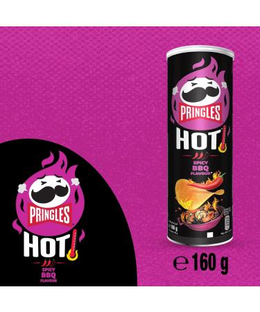 Pringles Hot Smokin BBQ Ribs Saveur 160 g - Buy Online on GoSupps.com